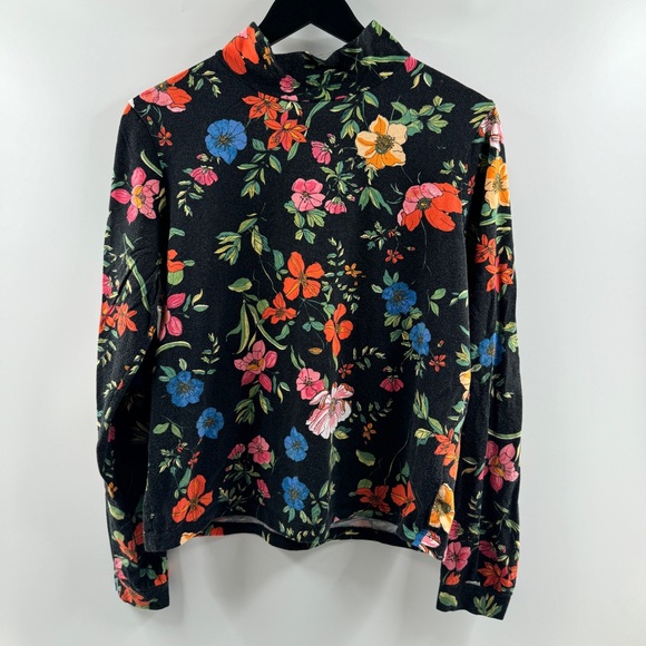 Anthropologie Tops - Maeve by Anthropologie Floral Turtleneck Top Size Large